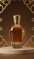 Eau de parfum with amber resin