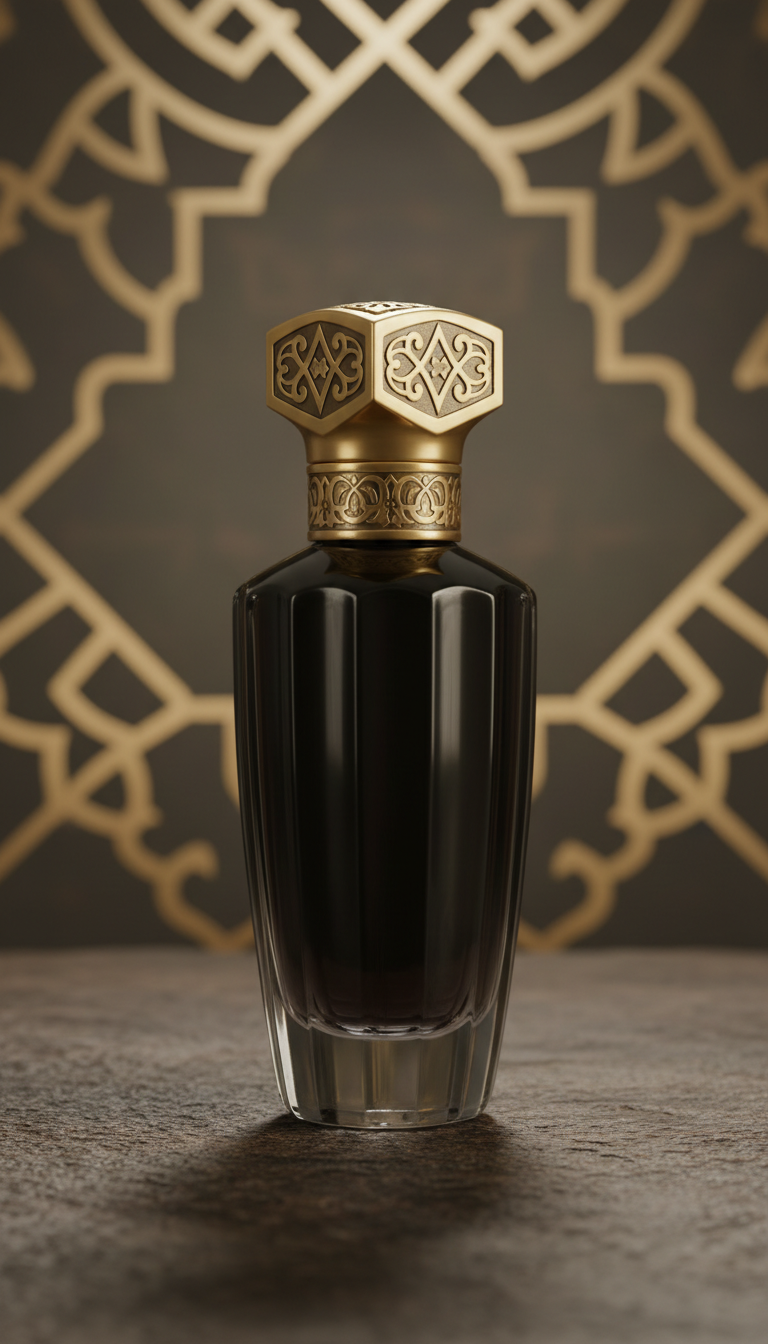 Eau de parfum with golden notes